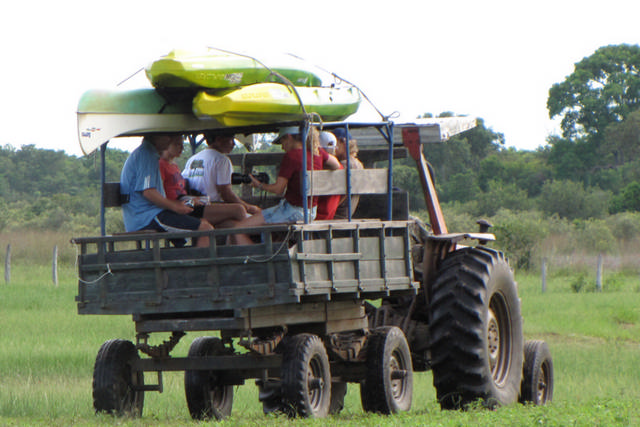 Pantanal Barra Mansa - indo passear de canoa