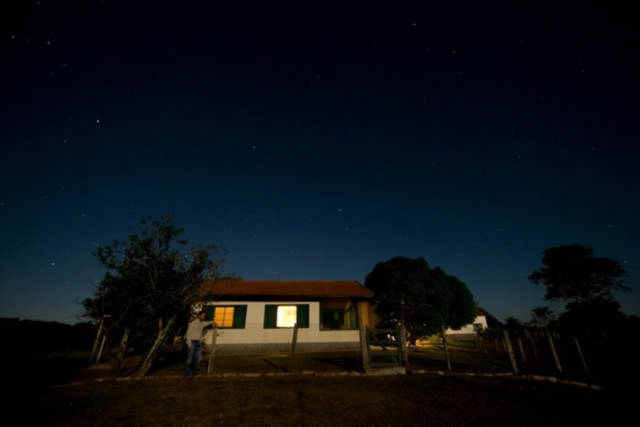 Pantanal Barra Mansa - fazenda de noite