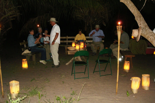 Pantanal Barra Mansa - jantar de noite