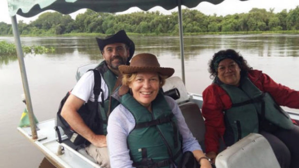 PANTANAL JUNGLE LODGE PASSEIO DE BOTE NO RIO
