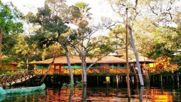 Pantanal Jungle Lodge Hotel fotos cheia do rio