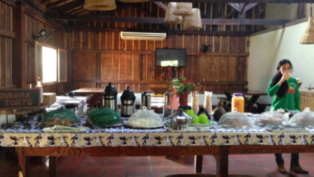 Hotel Fazenda San Francisco sala de jantar